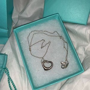 Tiffany & Co. Elsa Peretti Open Heart Pendant in Sterling Silver